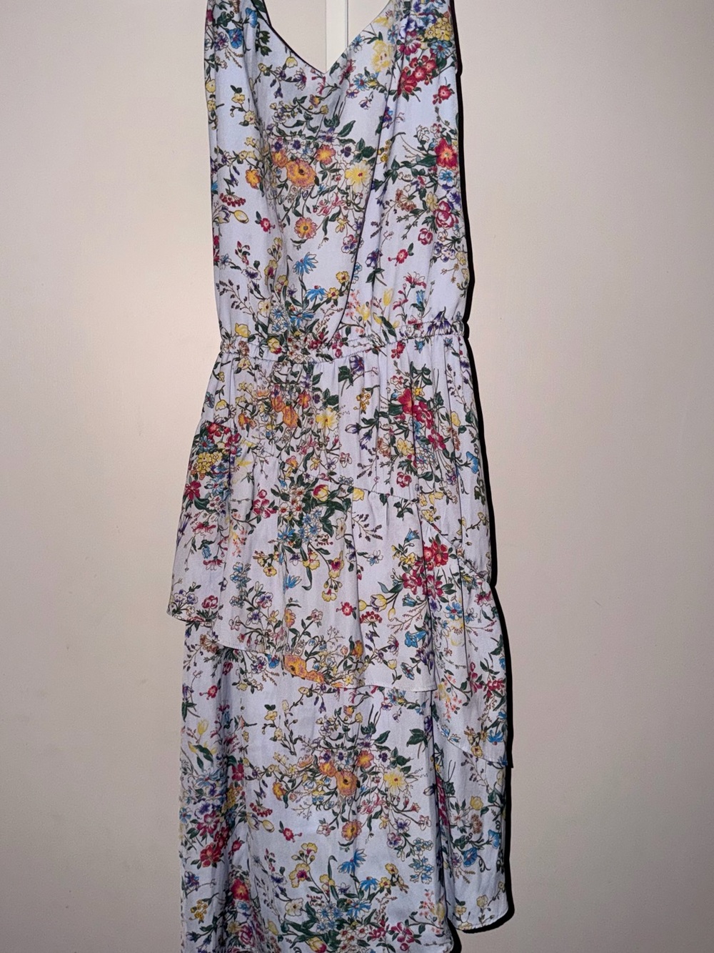 Floral Tiered Midi Dress